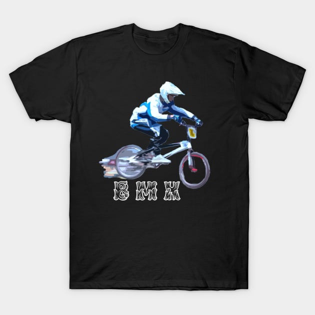 bmx T-Shirt by rickylabellevie